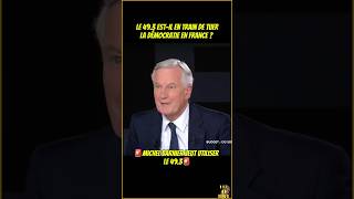 🚨barnier veut Utiliser le 493🚨info macron france politique rmc ministre budget economie [upl. by Aicerg]