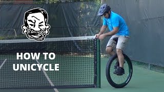 How to ride a unicycle  10 tips [upl. by Ellevart]