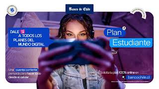 PLAN ESTUDIANTE TECNOLOGIA  BANCO DE CHILE [upl. by Liauqram419]