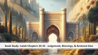 Book Study Isaiah Chapters 3435  Judgement Blessings amp Restored Zion [upl. by Podvin158]