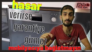 Ankastre bulaşık makinesi kapağını servis bağlamalıdır [upl. by Vlada]