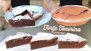 TORTA TENERINA al CIOCCOLATO FONDENTE tipica Ferrarese [upl. by Derzon548]