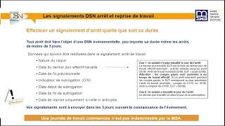 DSN évènementielle  Les bonnes pratiques MSA MPN [upl. by Cyn]