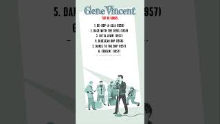 Gene Vincent Reel Top 10 Songs genevincent rockabilly rocknroll animation [upl. by Ennaer630]