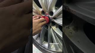 Removing BMW Wheel Lock Lug Nuts viral fyp short shorts shortviral [upl. by Mateya]