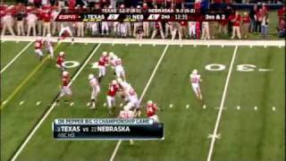 2009 Big 12 Championship TEXAS vs NEBRASKA Highlights [upl. by Aneehsit]