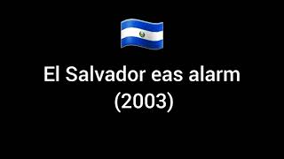 Alarma de El Salvador de 2003 [upl. by Ardnosal723]