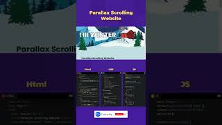 Parallax Scrolling Website css css3 csstips csstricks [upl. by Novit]