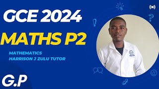 2024 GCE Maths P2  Geometric Progression  Harrison J Zulu Tutor [upl. by Christina]