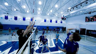 Upperclassmen vs Underclassmen  Marymount Mens Volleyball Inter Squad Scrimmage [upl. by Anaitsirhc]