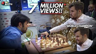 The game that made Magnus Carlsen the World Rapid Champion 2019 [upl. by Amitarp]