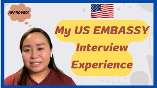 🇺🇸 My US Embassy Interview Experience  Episode 10 k1visa filamcouple immigrationjourney [upl. by Eita]