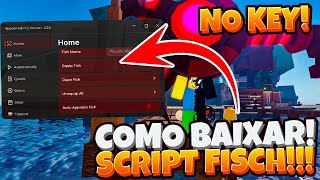 Como Baixar e Colocar SCRIPT no Fisch CELULARMOBILE  Instalar Executor RobloxUsar Script [upl. by Allin]