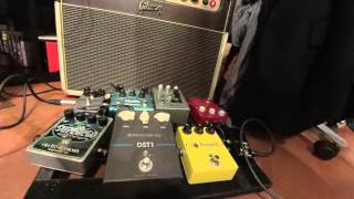 EHX SuperEgo Mr Black Supermoon Skreddy Echo Klon KTR etc part 22 [upl. by Annaek]