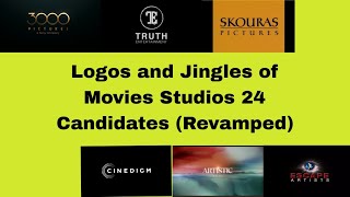 Logos and Jingles of Movies Studios Logos 24 Candidates Revamped [upl. by Akelahs]