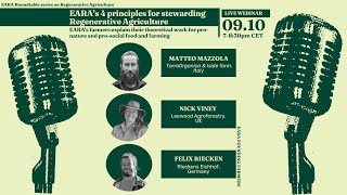 SESSION 3  EARAs Roundtable Series on Regenerative Agriculture [upl. by Maddeu]