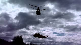 CHINOOK RESCUES SEA KING RESCUE 137 [upl. by Enyrehtak]