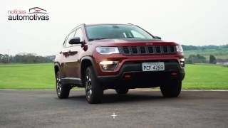 Novo Jeep Compass 2017  Release  NoticiasAutomotivascombr [upl. by Aicilav]