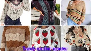 Crochet sweaterstrending winter wearing [upl. by Bruner847]