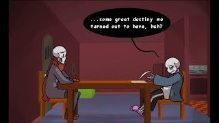 Handplates 134 Welp Undertale Comic Dub [upl. by Nnaecarg]