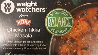 Weight Watchers CHICKEN TIKKA MASALA Food Review [upl. by Ennaeirrac]