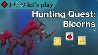 Hunting Quest Bicorns  FateGrand Order NA [upl. by Nylarak200]