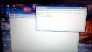 HOW TO CRASH WINDOWS EASILY USING NOTEPAD [upl. by Beyer]