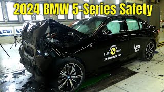 2024 New BMW 5 Series Crash Test Review [upl. by Andrel]