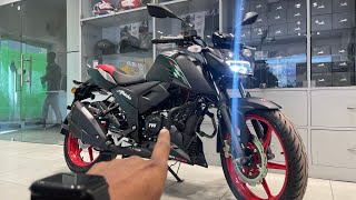 2024 New Tvs Apache RTR 160 4v Dual ABSSpecial Edition Full Black Review In Hindi 🖤 [upl. by Jannel]