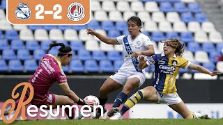 PUEBLA 22 ATLÉTICO DE SAN LUIS J8  DRAMÁTICO empate de las POTOSINAS [upl. by Aicemat]