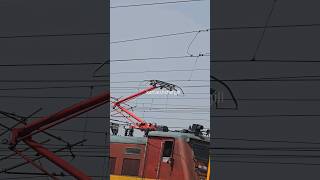 Train Pantograph kamleshshergill railway indianlifelines train [upl. by Neneek694]