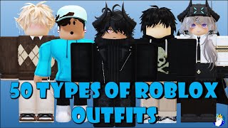 50 Types of Roblox Avtar Outfit Ideas [upl. by Lankton766]