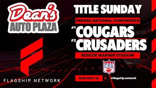 CFA 2024 Peewee National Conference Championship  Harrisburg Cougars VS Central Penn Crusaders [upl. by Rennane]