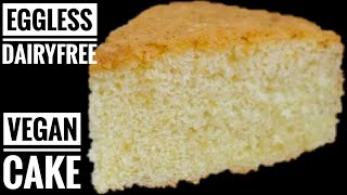 Eggless Milkless Cake How to make Cake Without Milk And Egg Dairy free Eggless Cake Vegan Cake [upl. by Bern560]