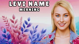 Levi Name Meaning amp Dictionary definitionPronunciation Guide In English [upl. by Voorhis572]