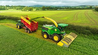 Wholecrop Harvesting  John Deere 9800i  DJ Mckay amp Sons [upl. by Foster]