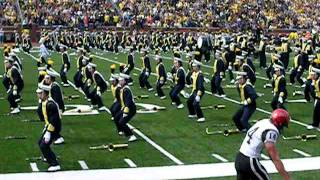 Michigan Marching band does Thriller 9242011 [upl. by Va]