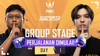 ID 2024 PMWC x EWC Group Stage Day 1  PUBG MOBILE WORLD CUP x ESPORTS WORLD CUP [upl. by Enaej602]