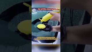 Powerful Decontamination Car Glass Oil Film Wipe [upl. by Tager]