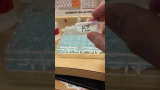 lithium nitrate LiNO3 ppt tests with hydroxide OH and iodide I [upl. by Lohner]