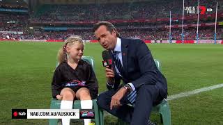 2018 NAB AFL Auskicker of the Year – Rd 5 Nominee [upl. by Amir]