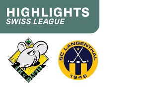 EHC Olten vs SC Langenthal 45 nV  Highlights Swiss League Playoffs [upl. by Terese]