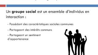 Les groupes sociaux [upl. by Demah436]