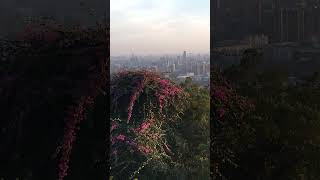 Guangzhou Sunset from Baiyun Mountain Park Guangdong China [upl. by Crispa652]