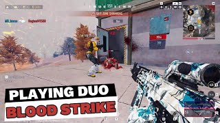 quotIntense Duo Action with 13 Kills  Blood Strike BR Gameplayquot [upl. by Akehsal413]