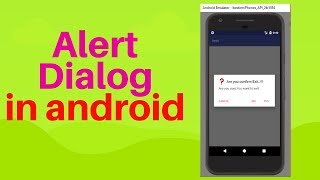 alertdialog in android studio [upl. by Ranna]