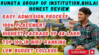 Rungta Group of institutionsBhilaiPlacementEligibilityRankingFeeRungta CollegeBhilai Review [upl. by Enawyd]