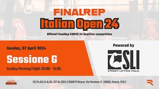 FinalRep Italian Open 2024 LIVESTREAM  Sessione G – 07042024 [upl. by Afital]