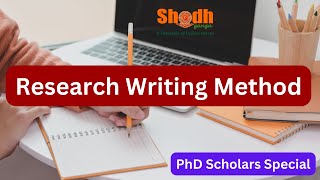 Research writing method I How to write synopsis I How to write research summary I PhD study summary [upl. by Nadaha]