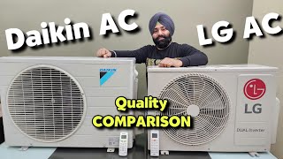 LG AC vs Daikin AC Comparison  Daikin AC vs LG AC Comparison  Daikin vs LG AC  LG vs Daikin AC [upl. by Davy]